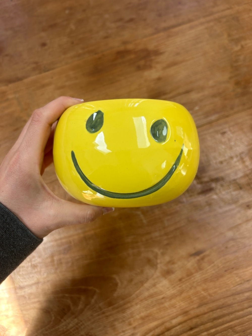 Vintage Smiley Pot